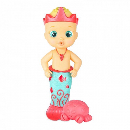 Кукла русалочка для купания Bloopies – Coby, брызгается водой и пузырями 